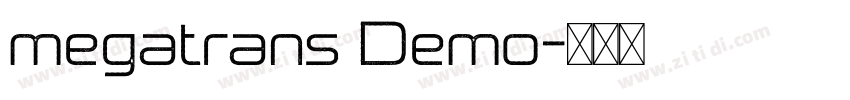 megatrans Demo字体转换